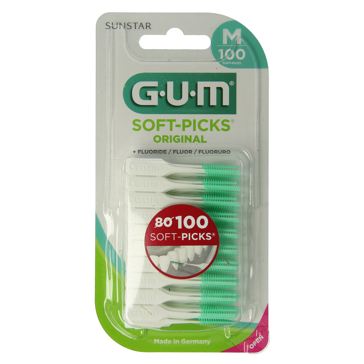 GUM Soft picks original medium 100.00 Stuks