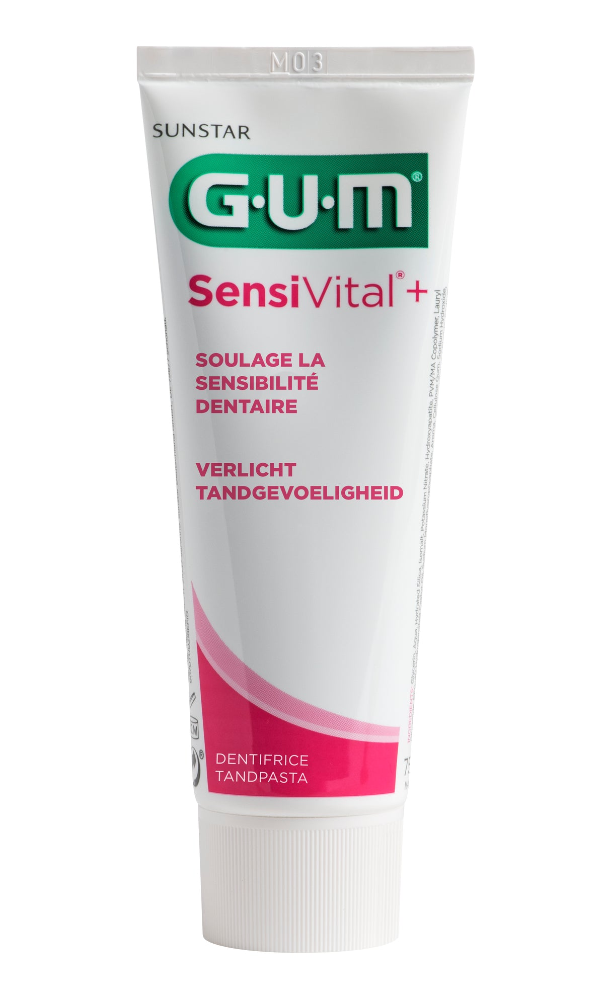GUM Sensivital+ tandpasta 75.00 Milliliter