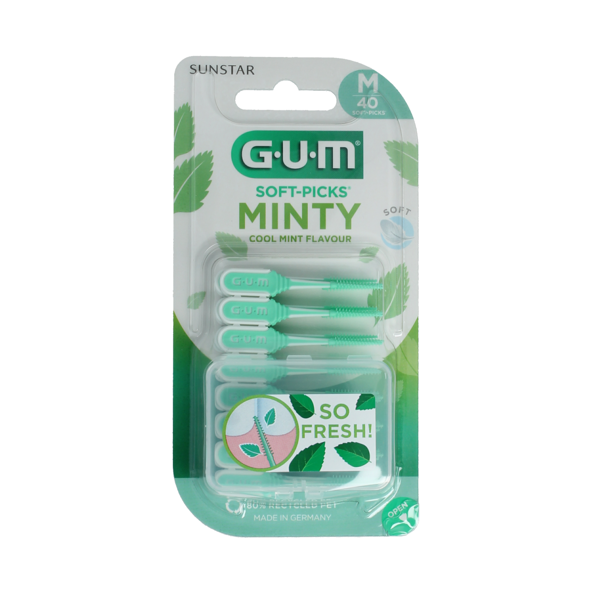GUM Soft-Picks comfort flex mint medium 40.00 Stuks