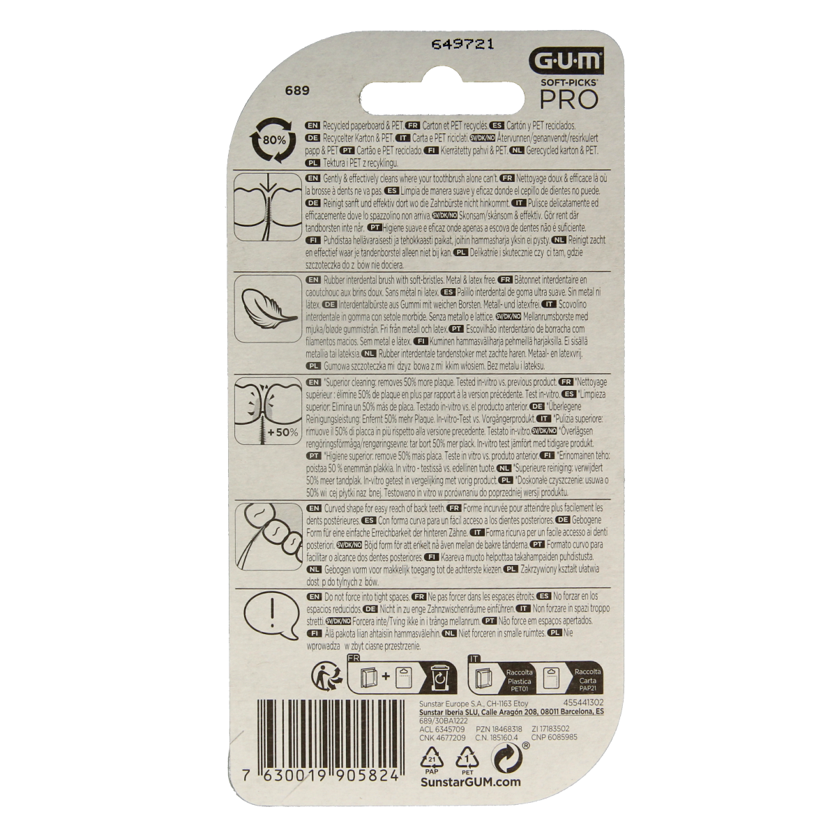 GUM Soft picks advanced pro small 30.00 Stuks