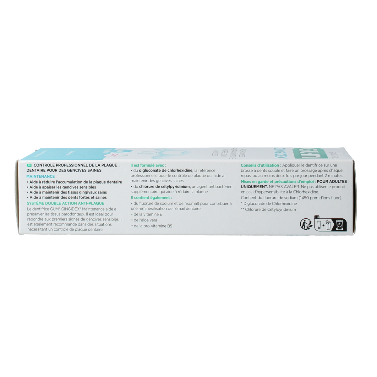 GUM Gingidex tandpasta tube 75.00 Milliliter