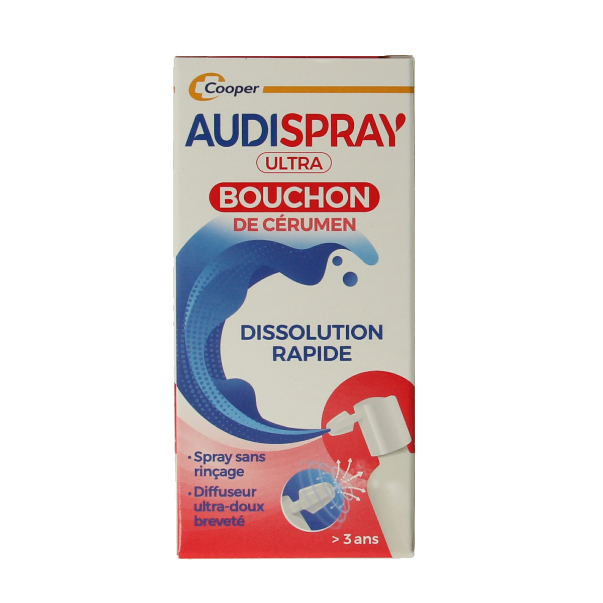 Audispray Ultra oorsmeerprop 20.00 Milliliter