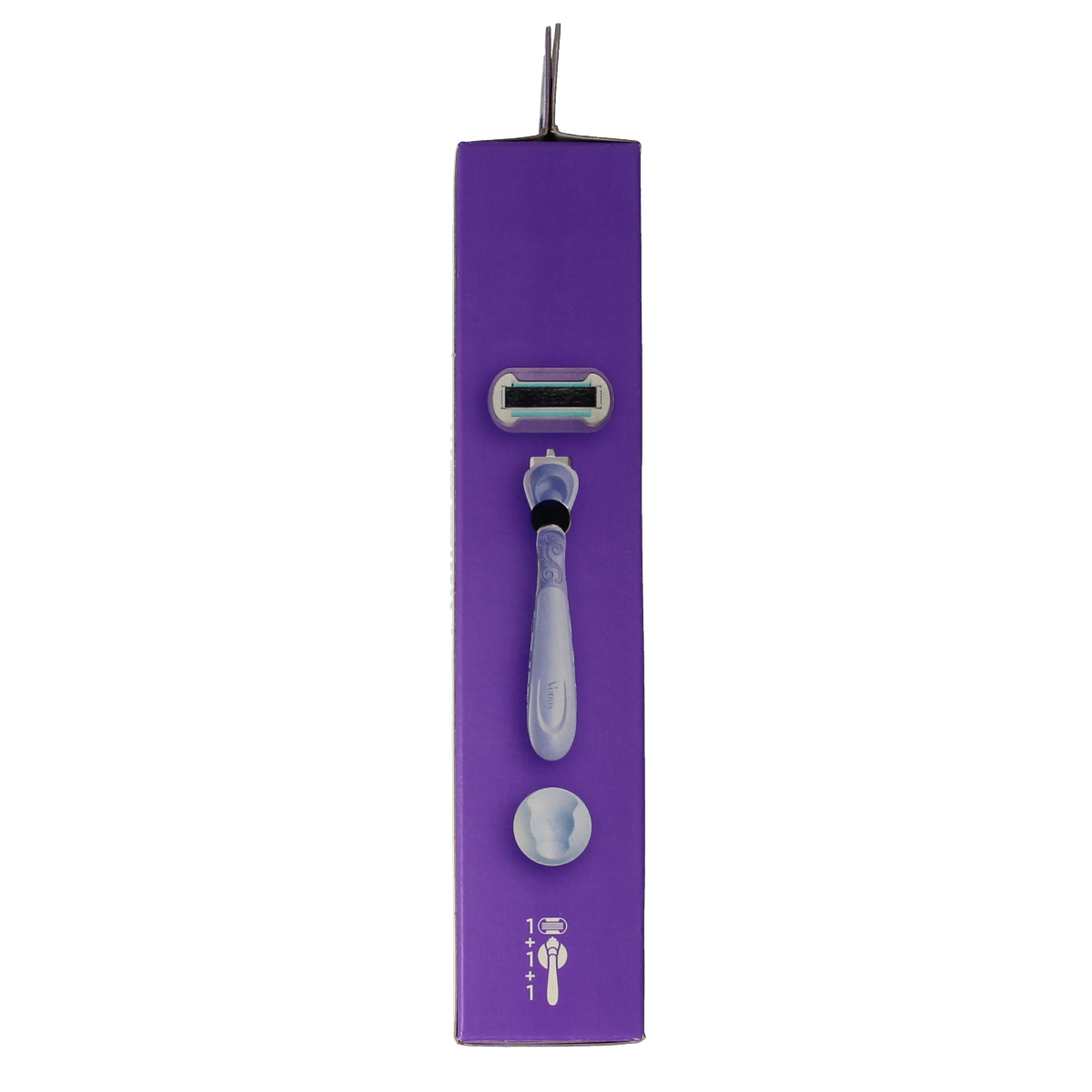 Gillette Venus deluxe smooth swirl razor 1.00 Stuks