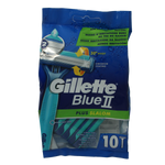 Gillette Blue II wegwerpmesjes 10.00 Stuks