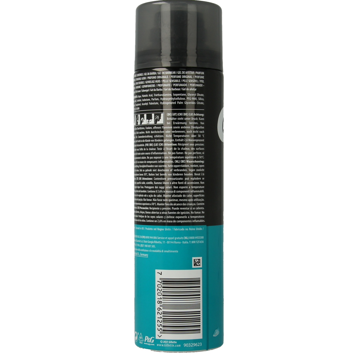 Gillette Base shaving gel sensitive 200.00 Milliliter