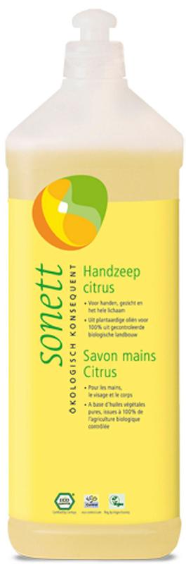 Sonett Handzeep citrus vloeibaar 1.00 Liter