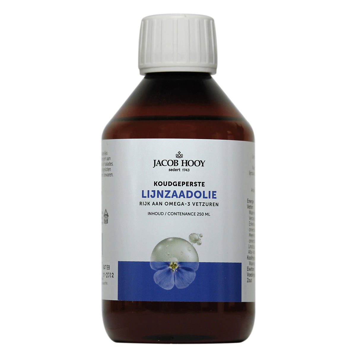 Jacob Hooy Lijnzaad olie 250.00 Milliliter