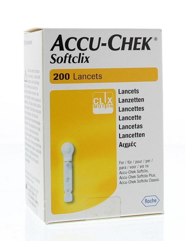 Accu-Chek Softclix lancetten 200.00 Stuks