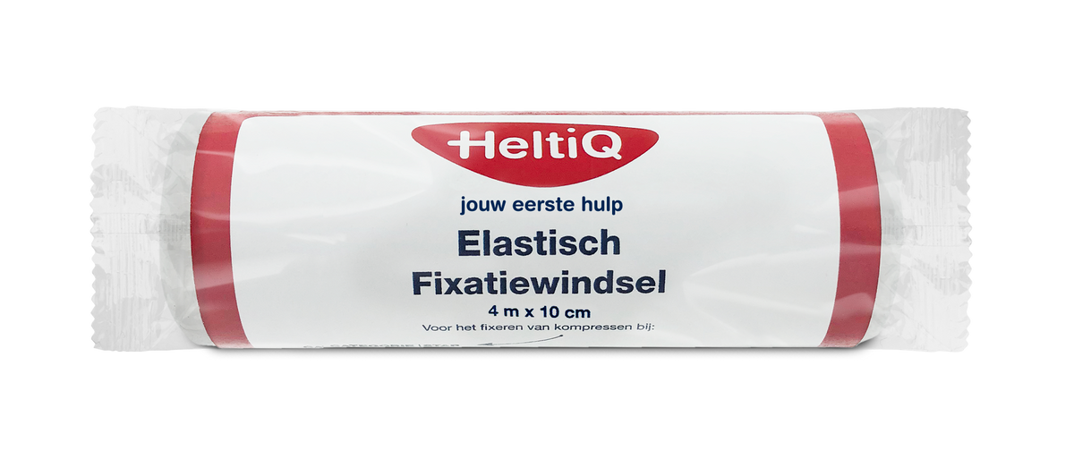 Heltiq Elastisch fixatiewindsel 4m x 10cm 1.00 Stuks