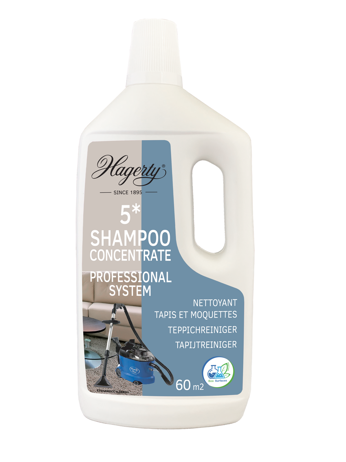 Hagerty Tapijtshampoo concentraat 5 60m2 1.00 Liter