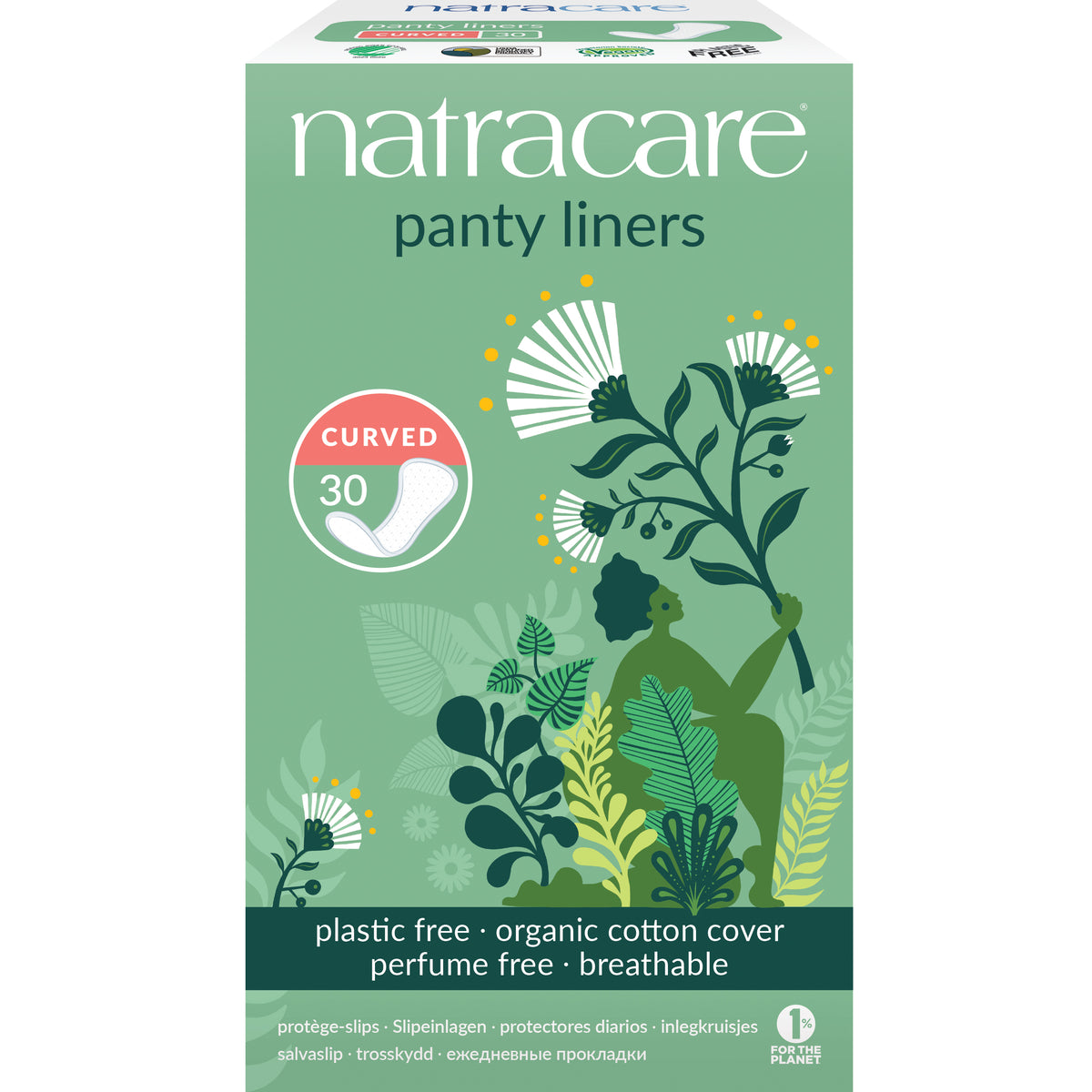 Natracare Inlegkruisjes gebogen 30.00 Stuks