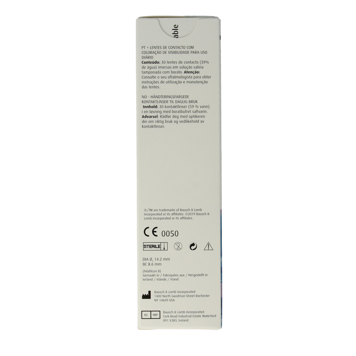 Bausch & Lomb Daglenzen -6.00 30.00 Stuks