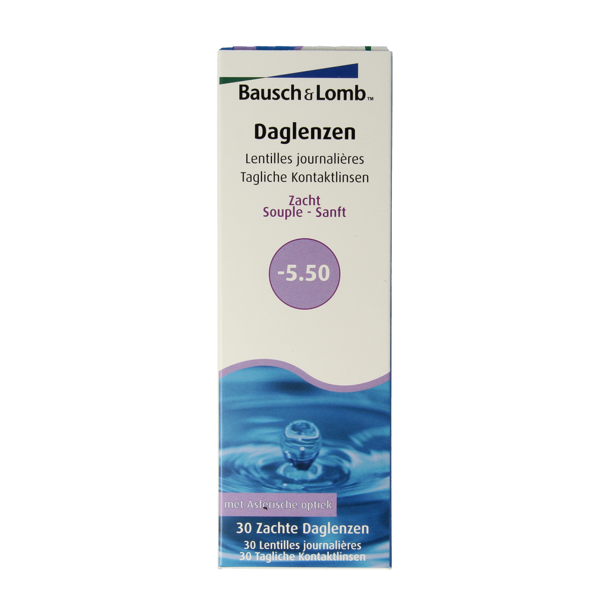 Bausch & Lomb Daglenzen -5.50 30.00 Stuks