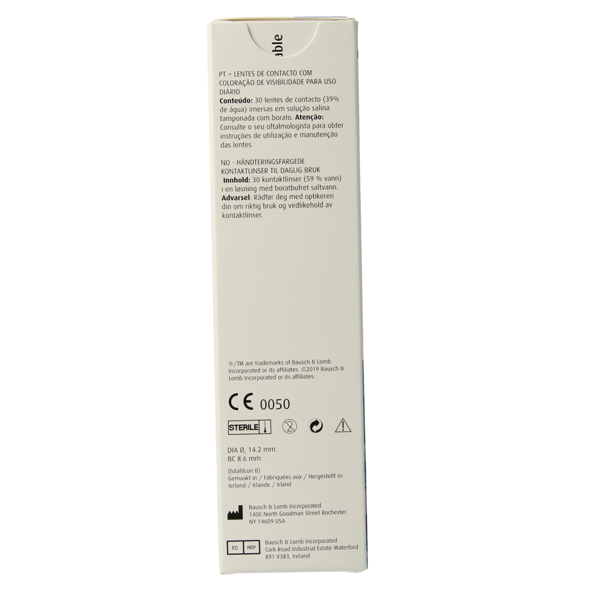 Bausch & Lomb Daglenzen -5.00 30.00 Stuks