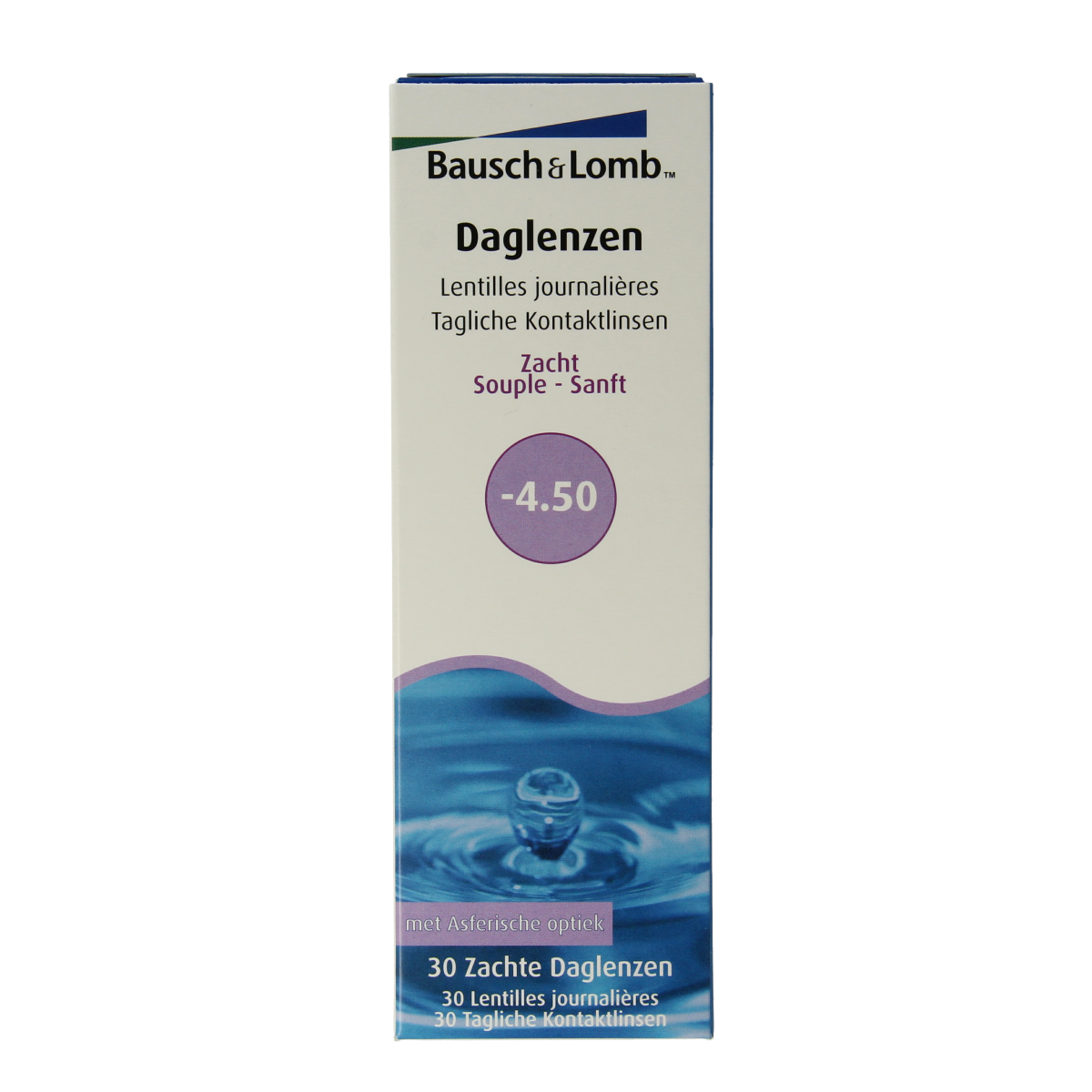 Bausch & Lomb Daglenzen -4.50 30.00 Stuks