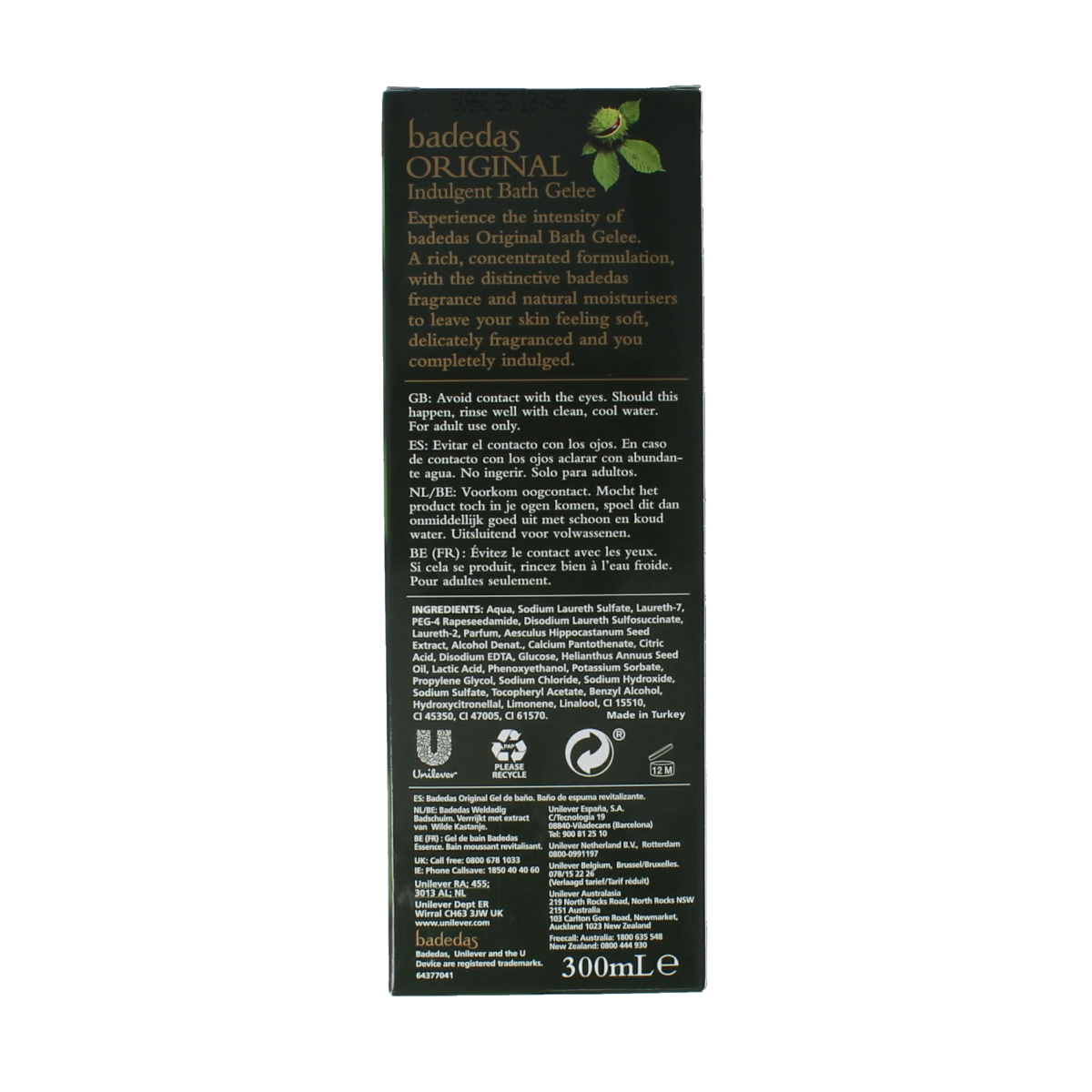 Badedas Bathing liquid original 300.00 Milliliter