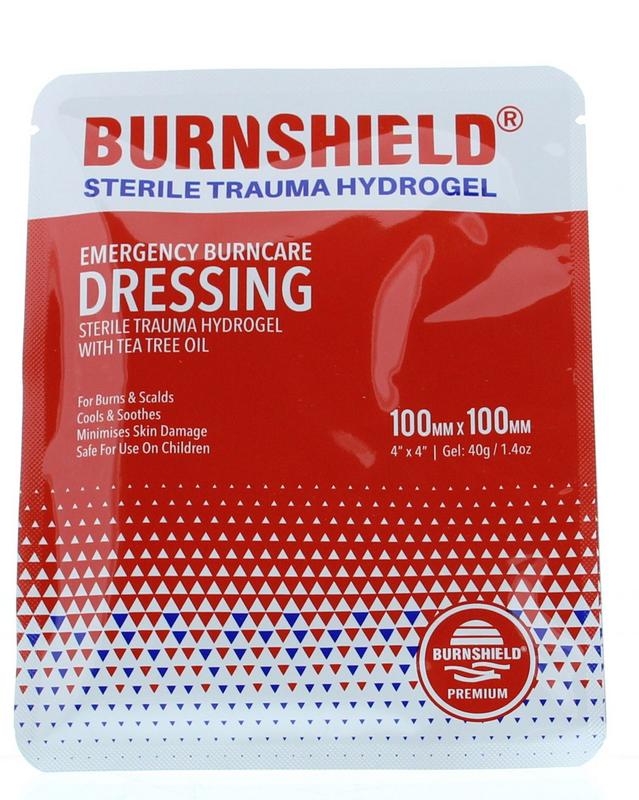 Burnshield Hydrogel kompres 10 x 10cm 1.00 Stuks
