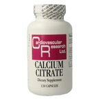 Cardio Vasc Res Calcium citraat 165mg 120.00 Capsules
