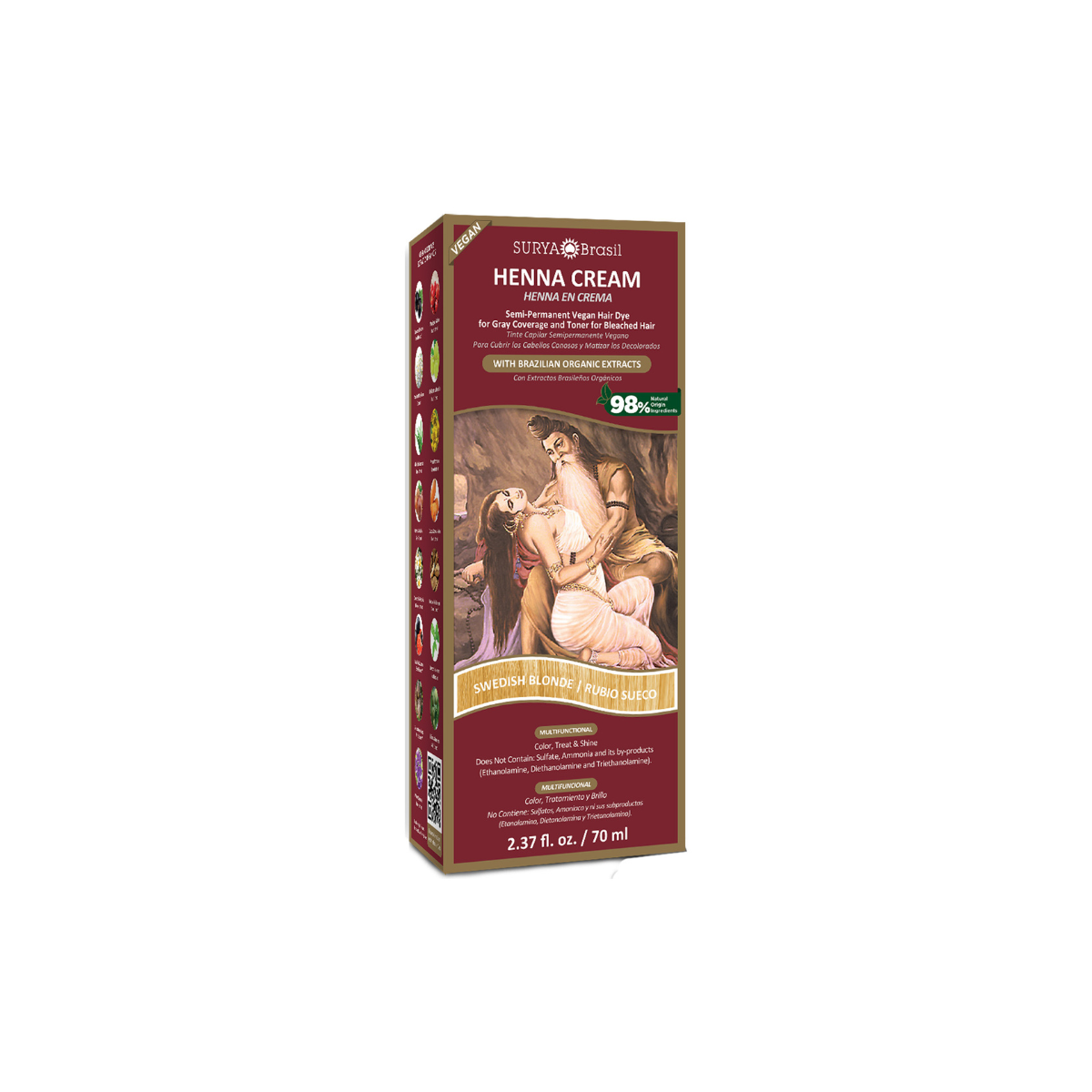 Surya Brasil Henna haarverf cream Swedish blonde 70.00 Milliliter
