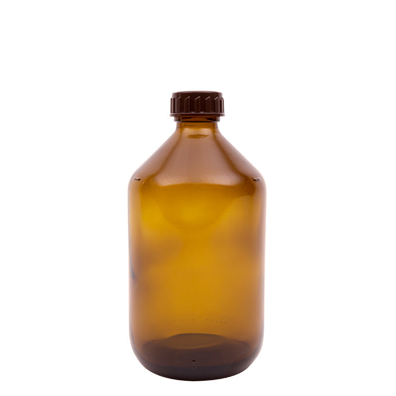 Blockland Medicijnfles bruin gedopt 500ml/28mm 8.00 Stuks