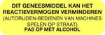 Blockland Strooketiket reactievermogen geel 30 x 10mm 1000.00 Stuks