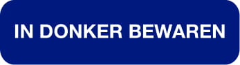 Blockland Strooketiket in donker bewaren 44 x 11mm 750.00 Stuks
