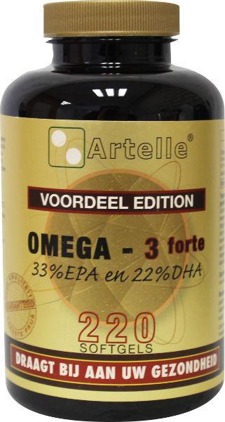 Artelle Omega 3 forte 1000mg 220.00 Softgels