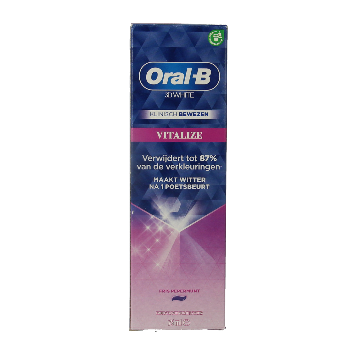 Oral B Tandpasta 3D white vitalize  75.00 Milliliter