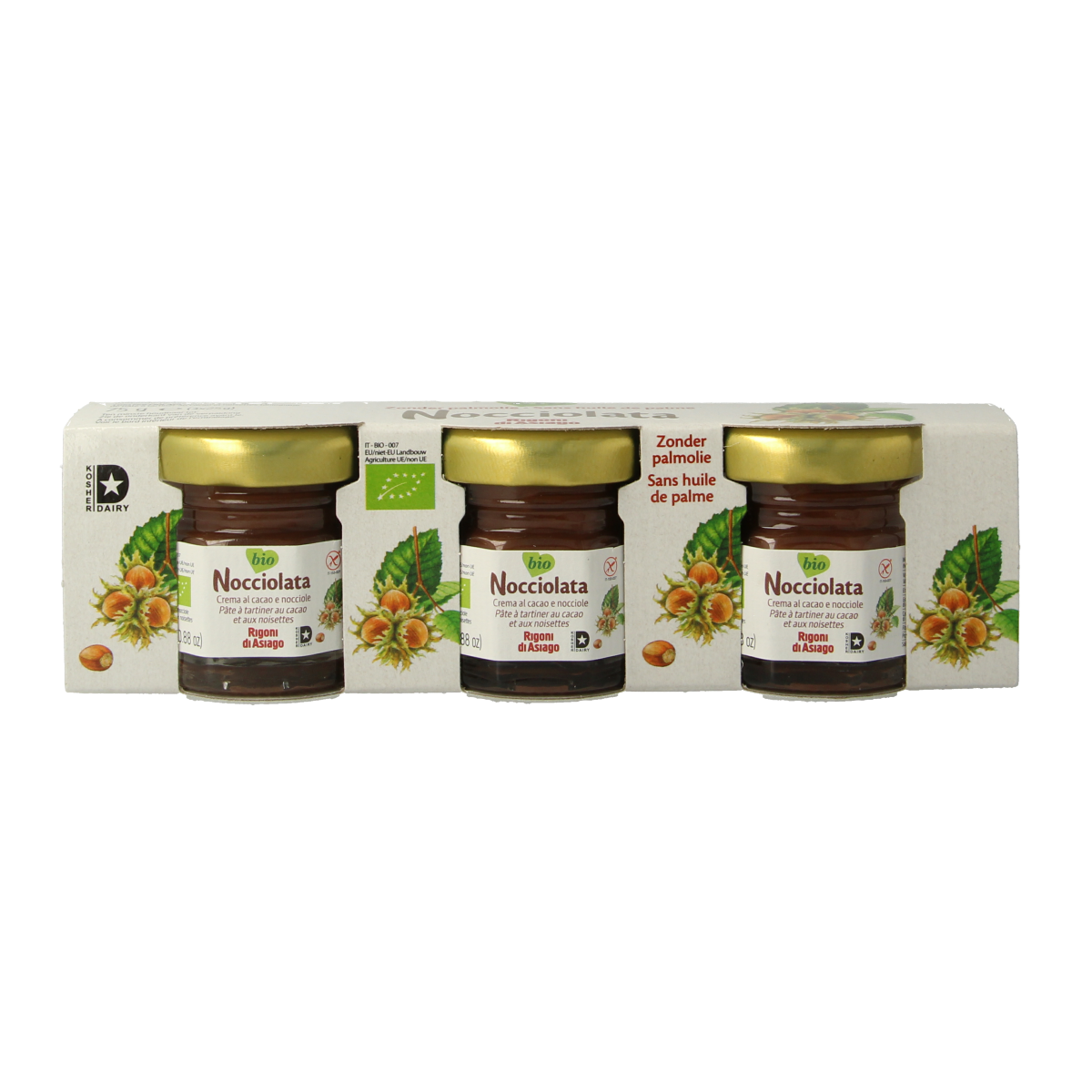 Nocciolata Choco hazelnootpasta bio 75.00 Gram