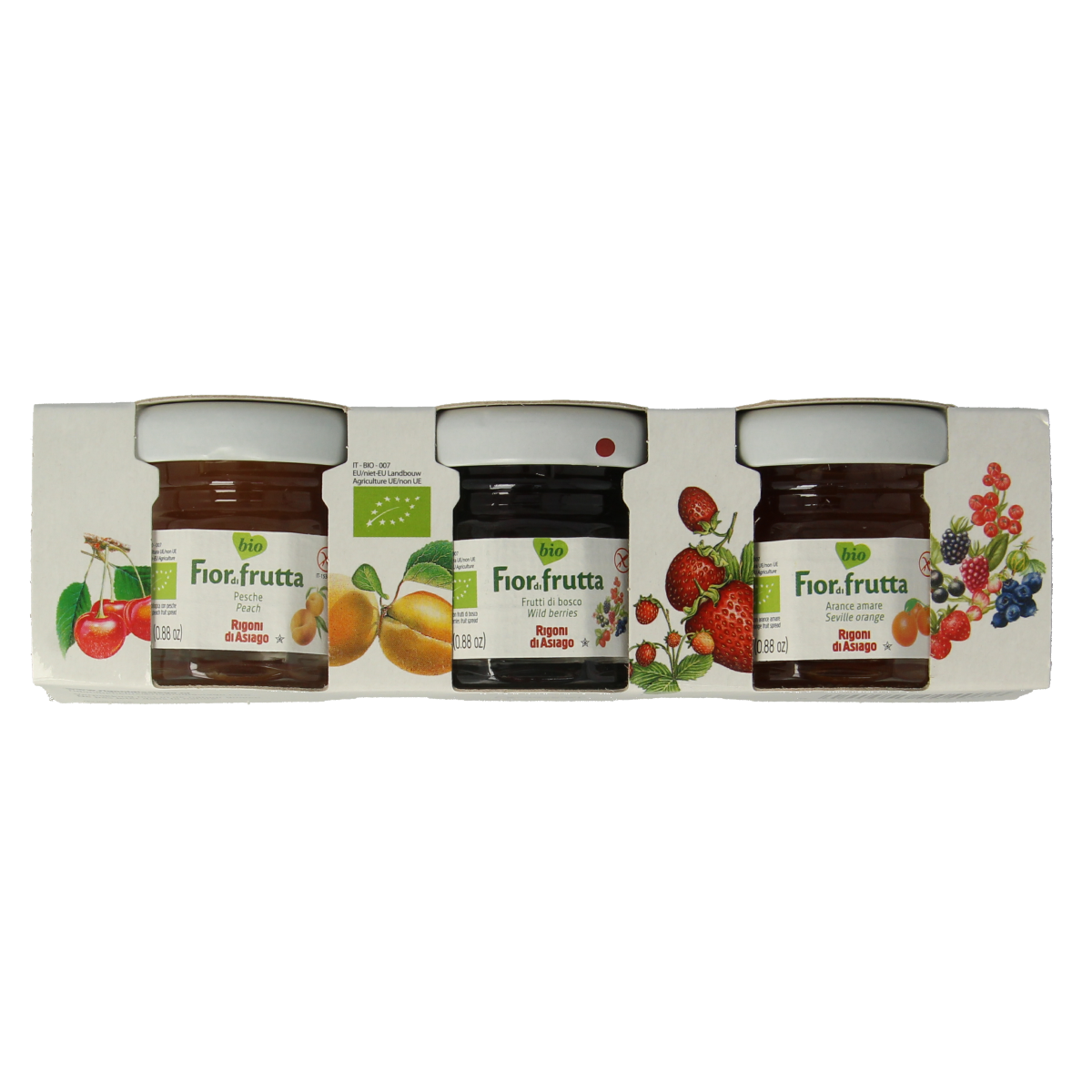 Fiordifrutta Fruitbeleg mix 25 gram bio 75.00 Gram