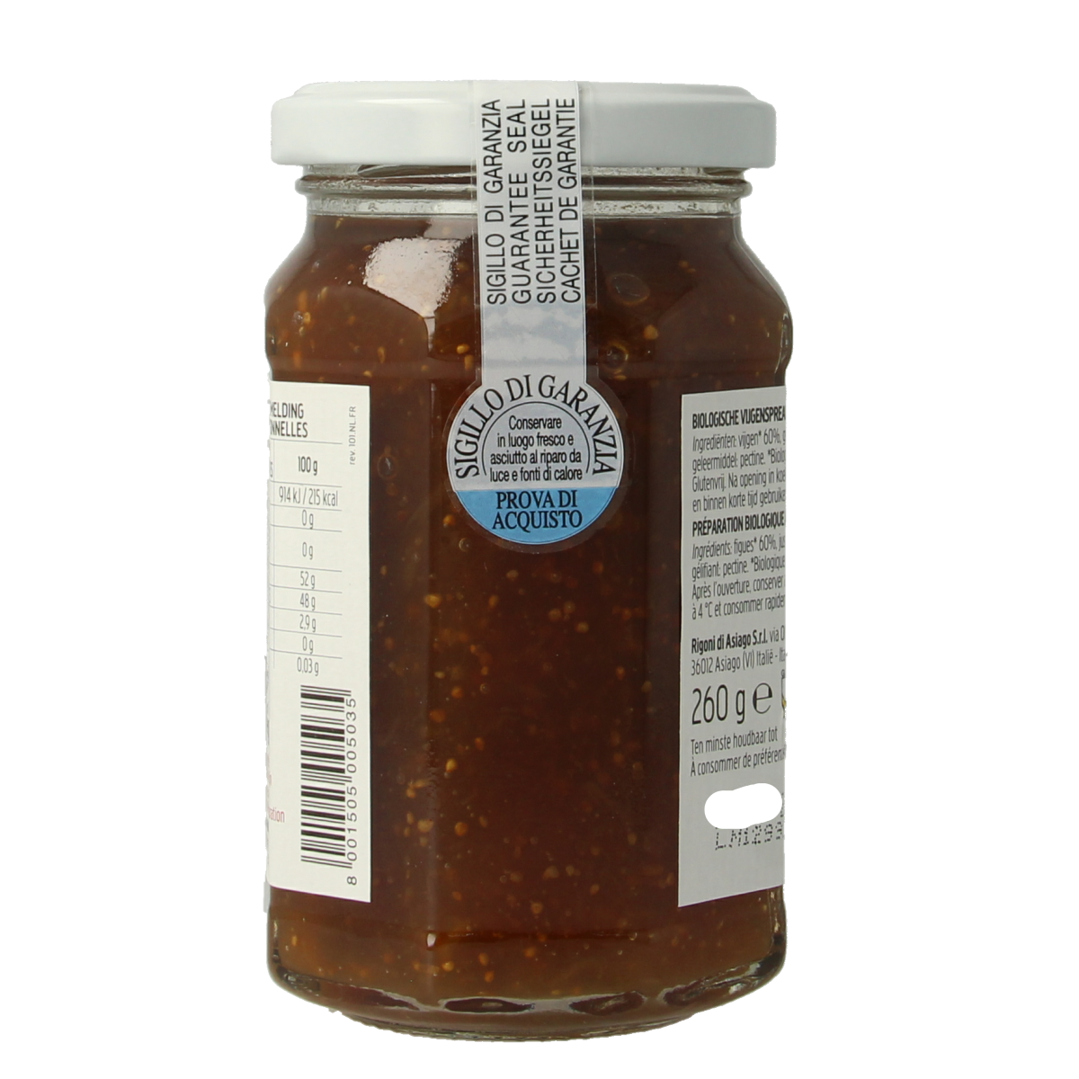 Fiordifrutta Vijgenjam bio 260.00 Gram