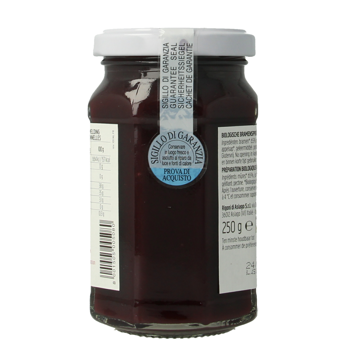 Fiordifrutta Bramenjam bio 250.00 Gram