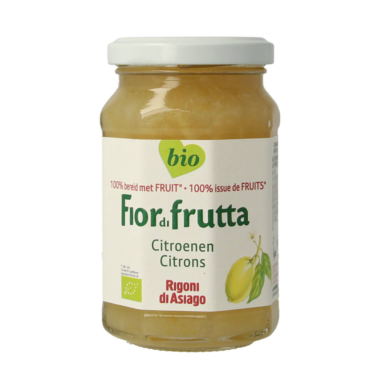Fiordifrutta Citroenjam bio 260.00 Gram