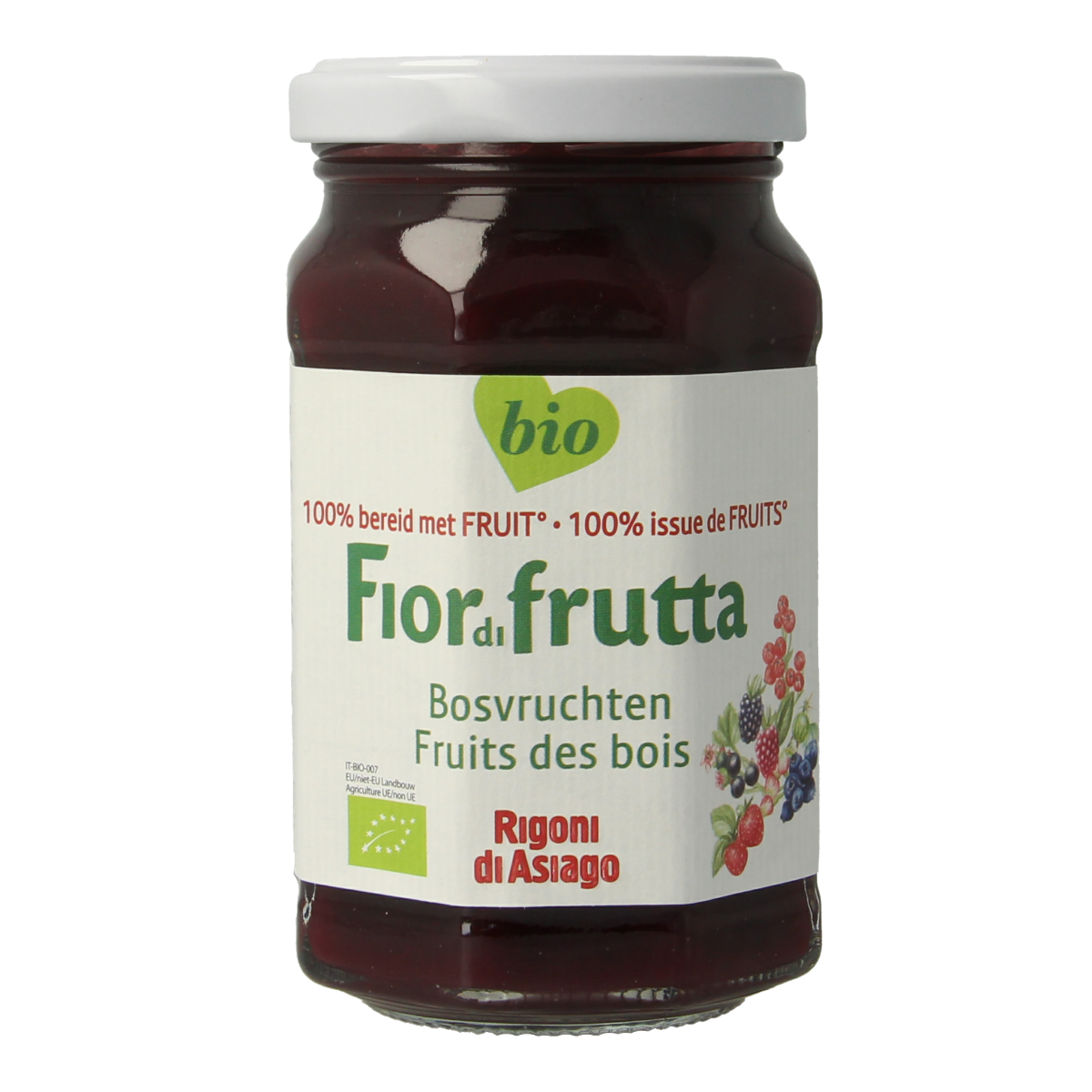 Fiordifrutta Bosvruchtenjam bio 250.00 Gram