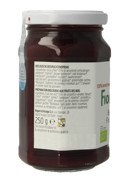 Fiordifrutta Bosvruchtenjam bio 250.00 Gram