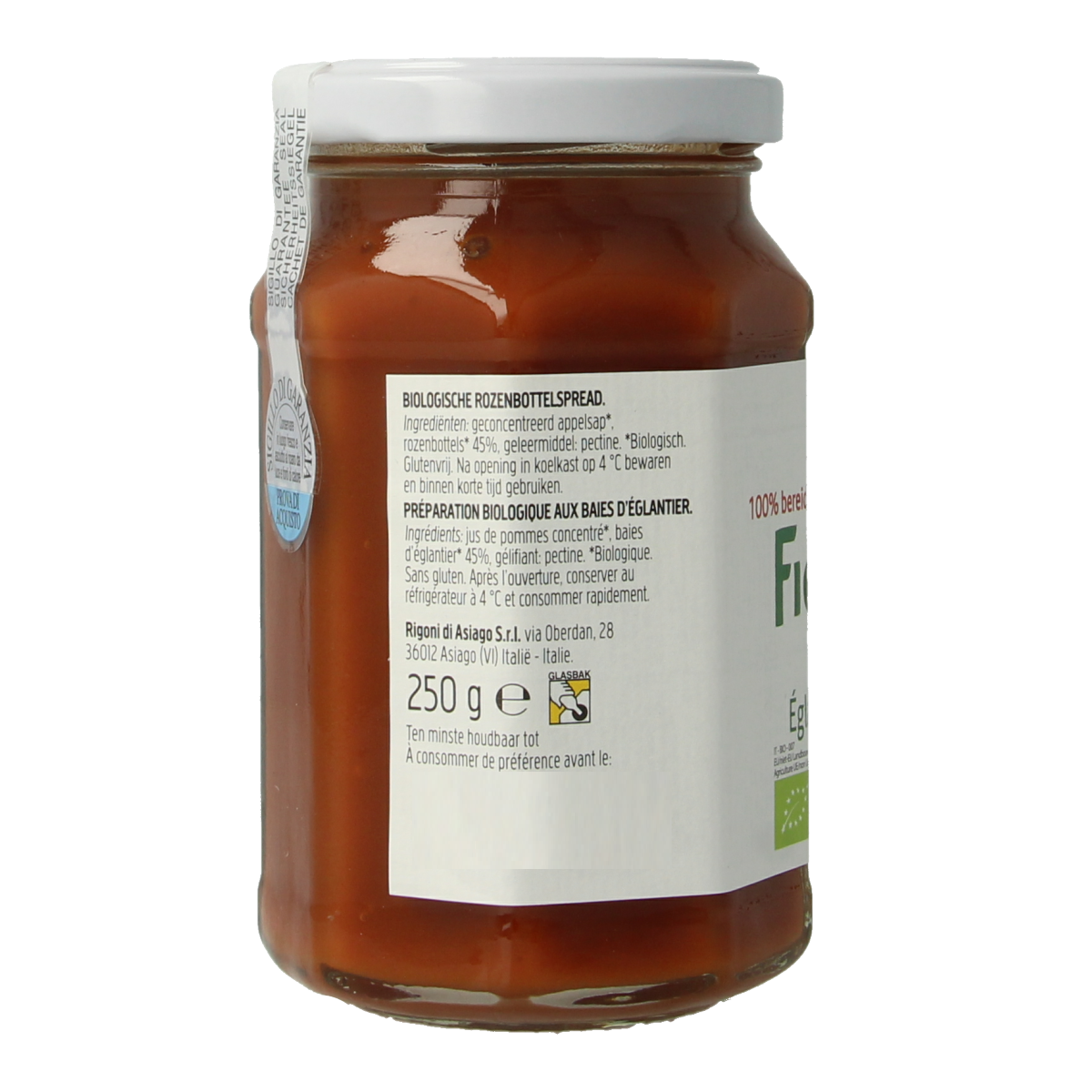 Fiordifrutta Rozenbotteljam bio 250.00 Gram