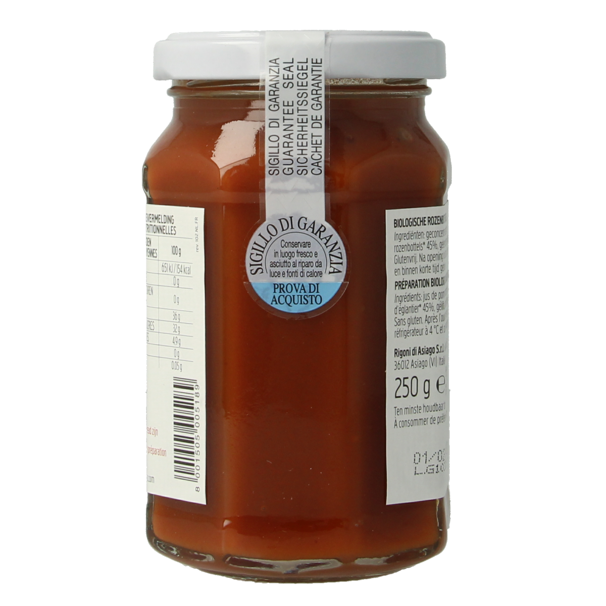 Fiordifrutta Rozenbotteljam bio 250.00 Gram