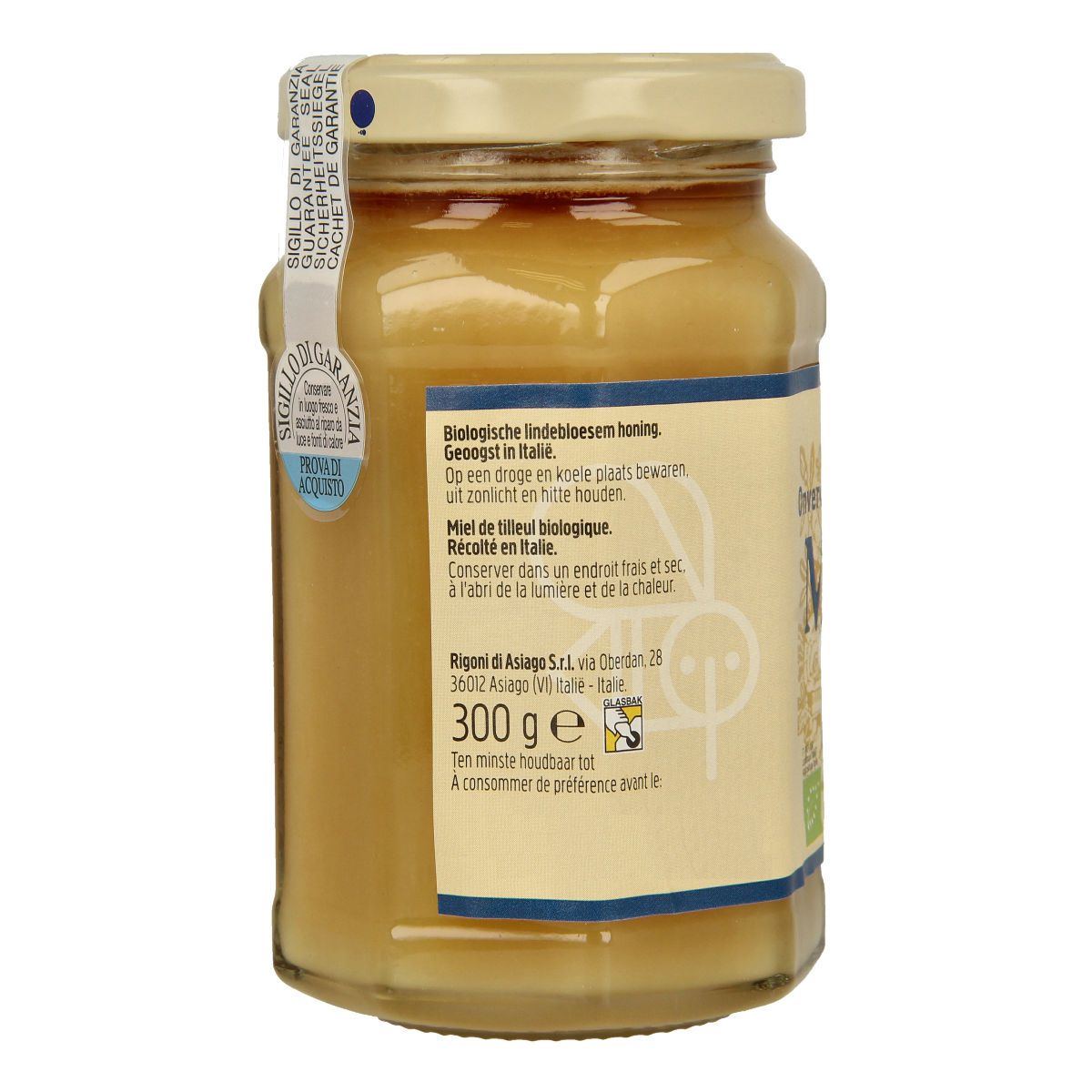 Mielbio Lindebloesem creme honing bio 300.00 Gram