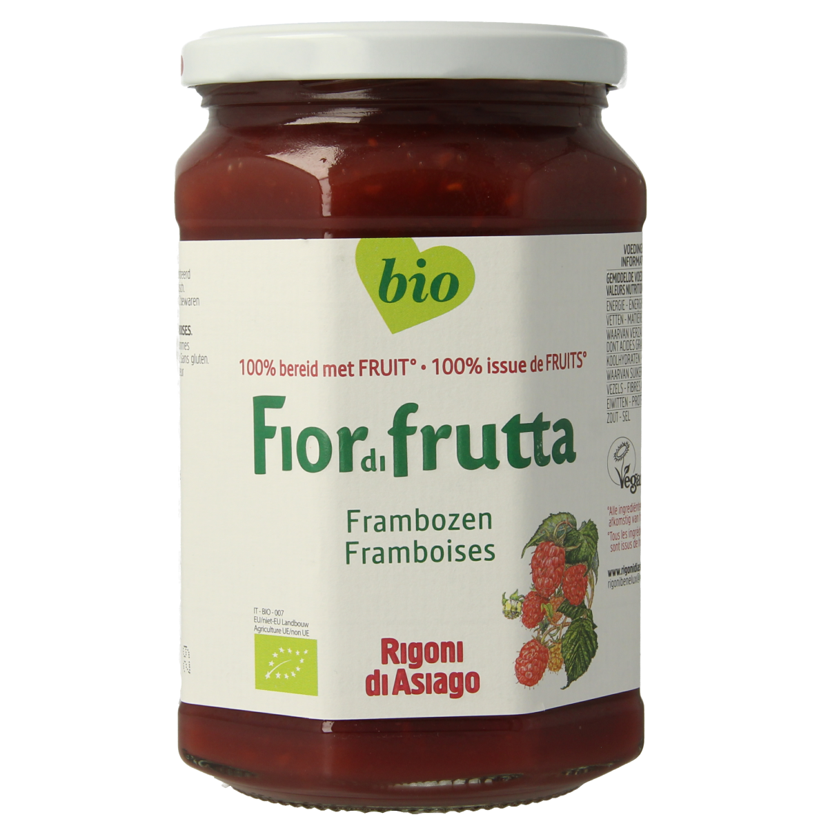 Fiordifrutta Frambozen bio 630.00 Gram