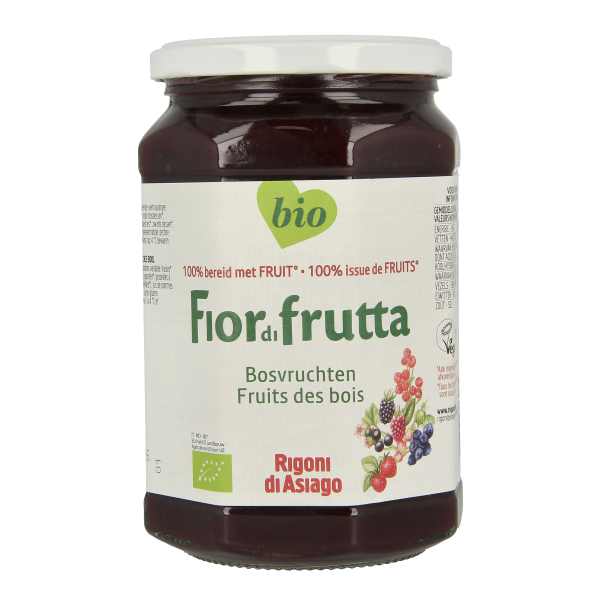 Fiordifrutta Bosvruchtenjam bio 630.00 Gram