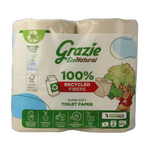 Grazie Natural Toiletpapier 2-laags 8.00 Stuks