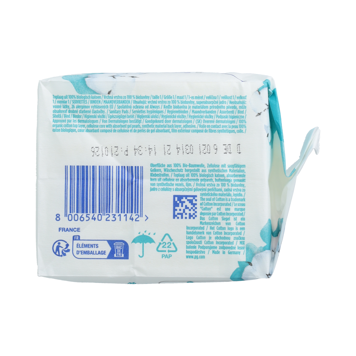 Always Maandverband cotton protection normal 11.00 Stuks