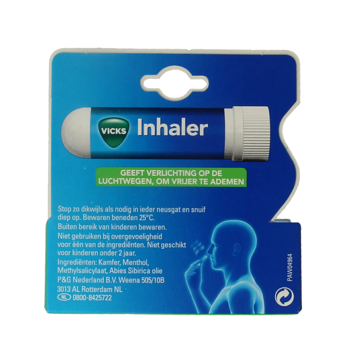 Vicks Inhaler blister 1.00 Stuks