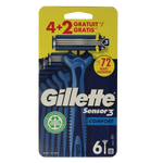 Gillette Sensor 3 comfort wegwerpmesjes 6.00 Stuks