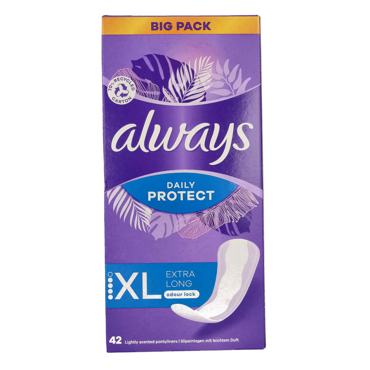 Always Inlegkruisjes daily protect extra long  42.00 Stuks