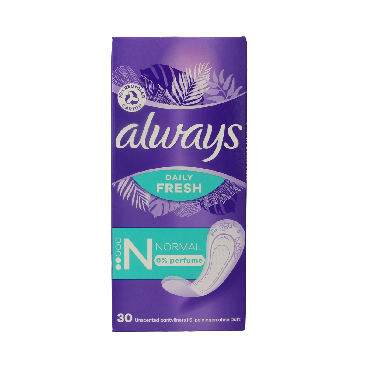 Always Inlegkruisjes daily fresh normaal 30.00 Stuks