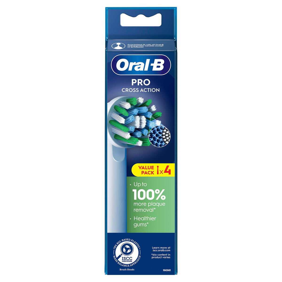 Oral B Opzetborstel cross action 4.00 Stuks