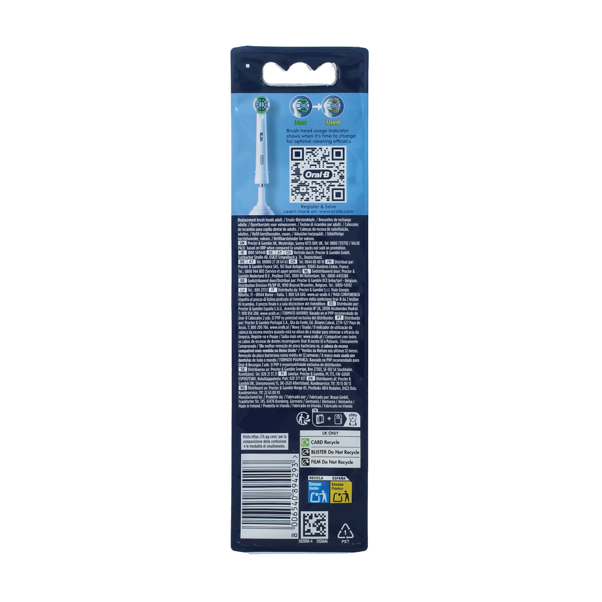 Oral B Opzetborstel precision clean 4.00 Stuks
