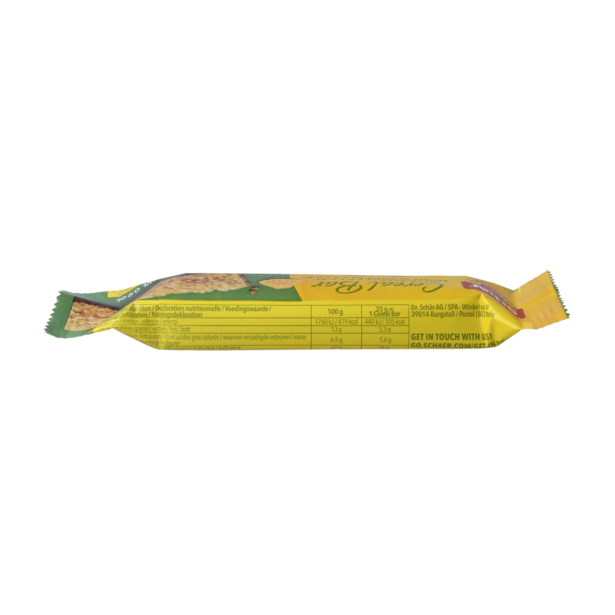 Schar Cereal bar glutenvrij 25.00 Gram