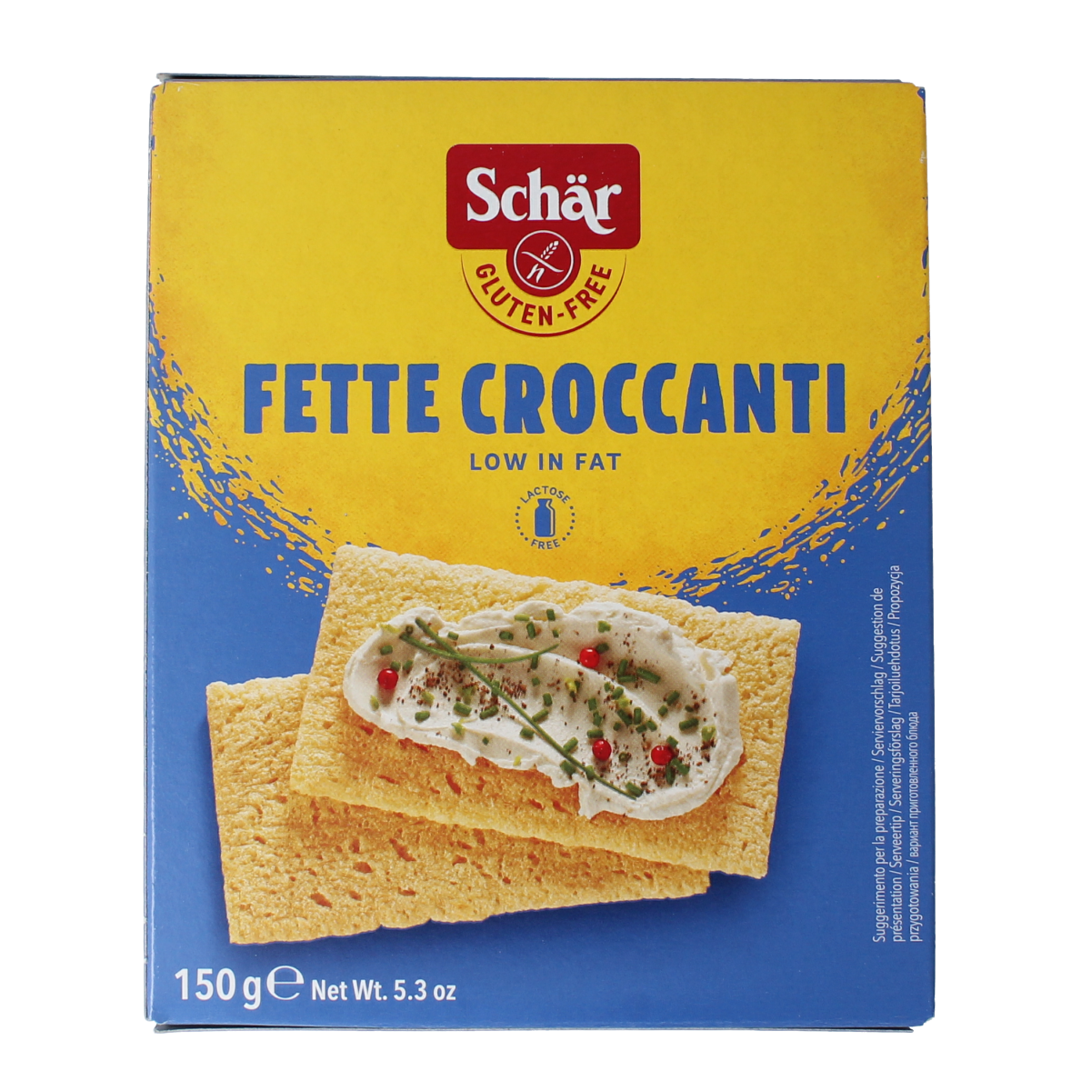 Schar Crispbread glutenvrij 150.00 Gram